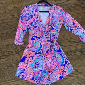 Lilly Pulitzer wrap romper
